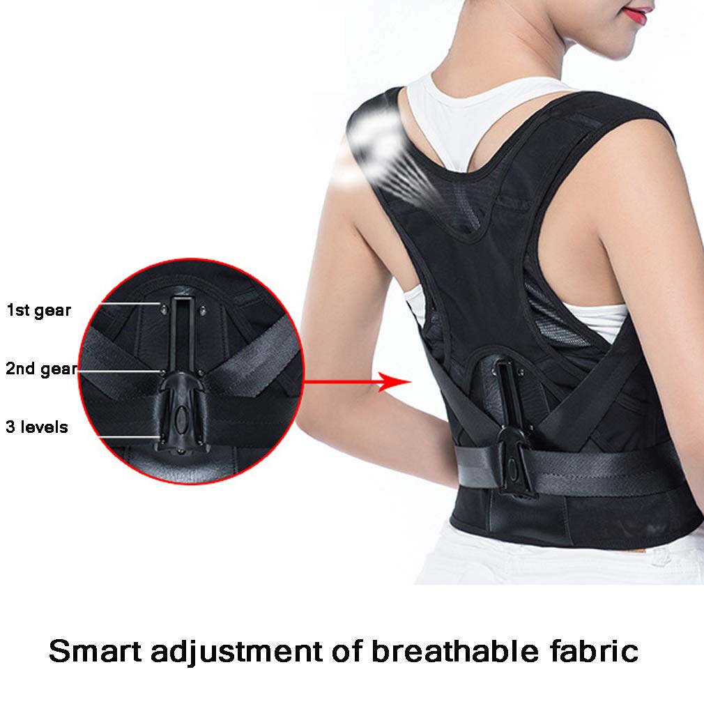 Bene Fascia Posturale Spalle e Schiena, Regolabile Fornisce Sollievo dal Dolore Correttore Postura Schiena Uomo Donna, Correttore Posturale, Spalle Dritte Unisex, L
