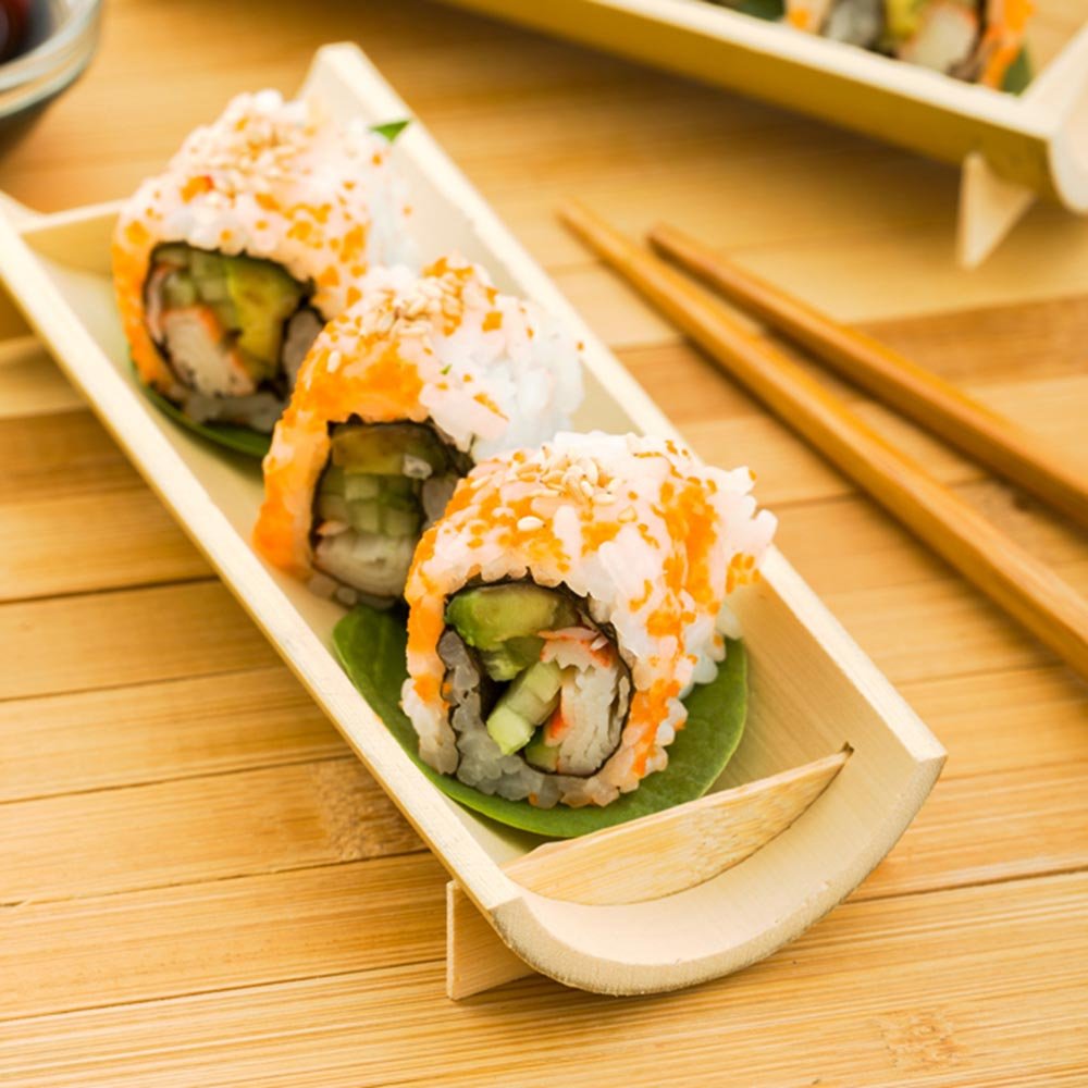 Restaurantware Bamboo Canoe Large 100 count box
