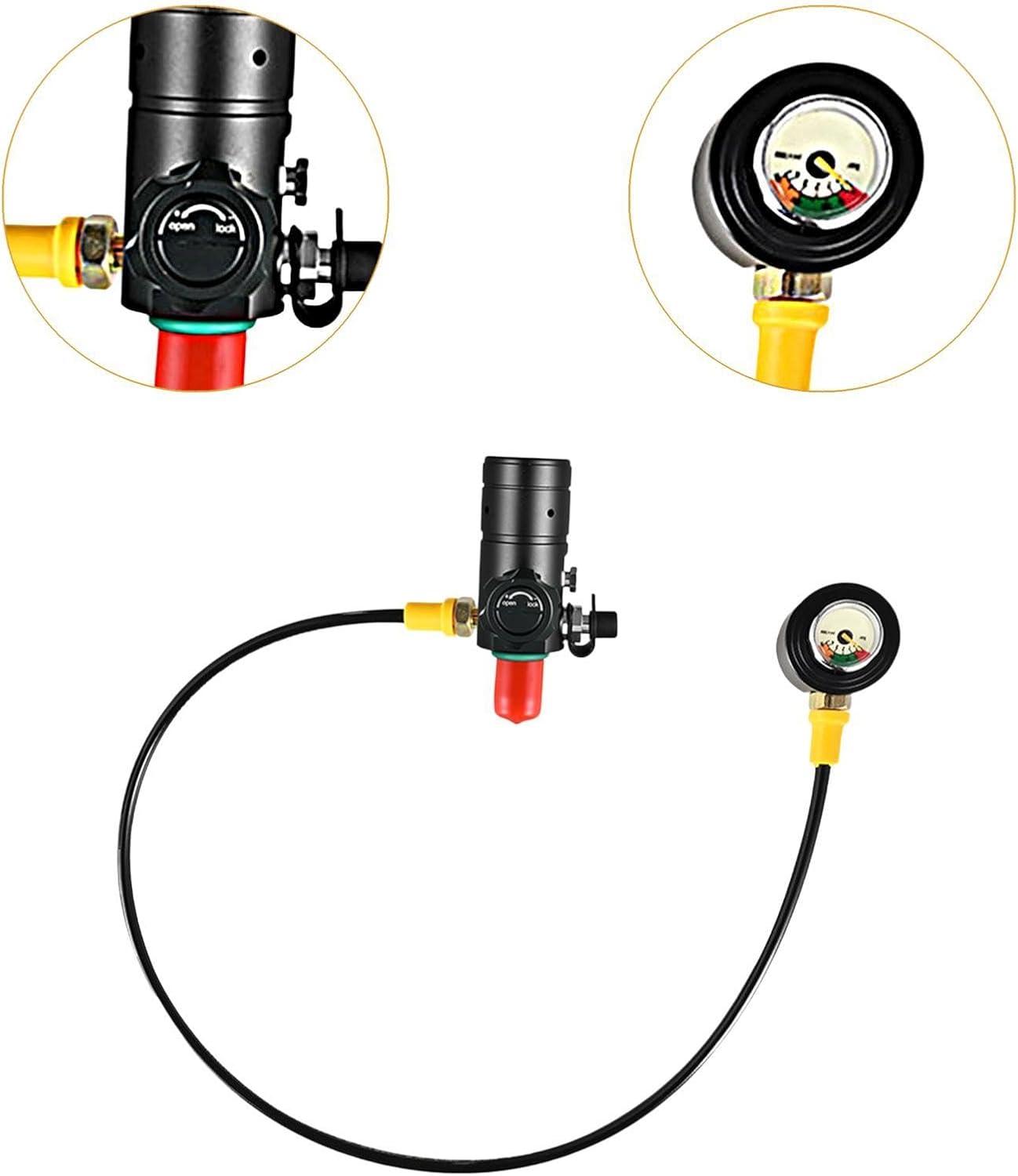 First Stage Scuba Regulator Equipment, Quick Disconnect Hoses, Quick Release Connector Accessories, BCD Diving Regulator