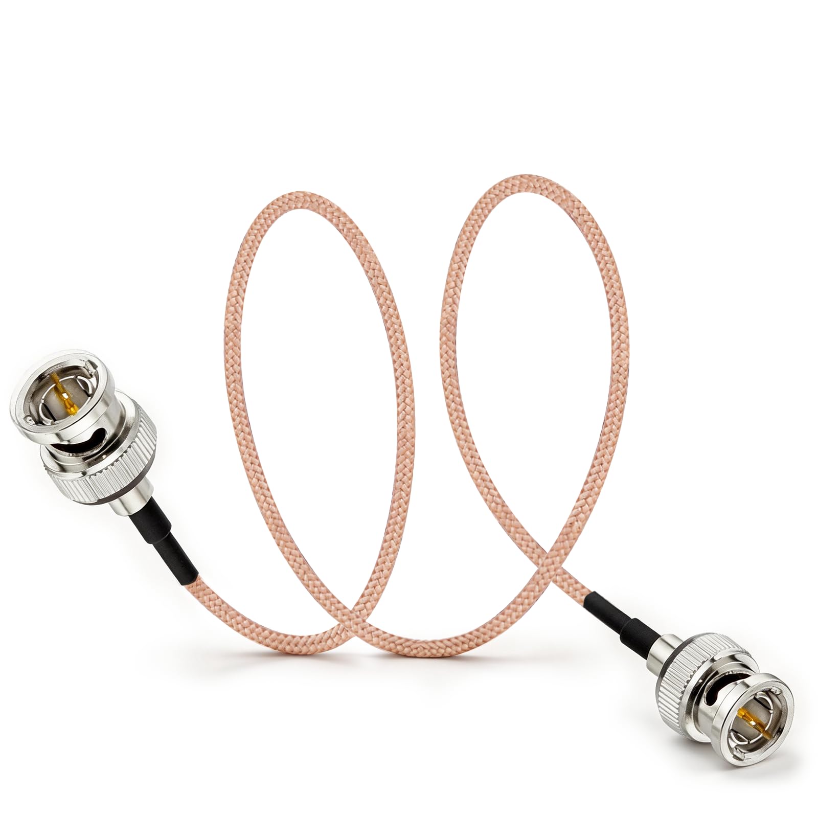 Bingfu Câble Rallonge BNC Vidéo SDI BNC Mâle vers Mâle 75 Ohm Cordon Câble Coaxial RG179 Fin 60 cm pour Moniteur Caméra SDI 4K 1080P 6G3G HD Enregistreur Caméras et équipements Vidéo