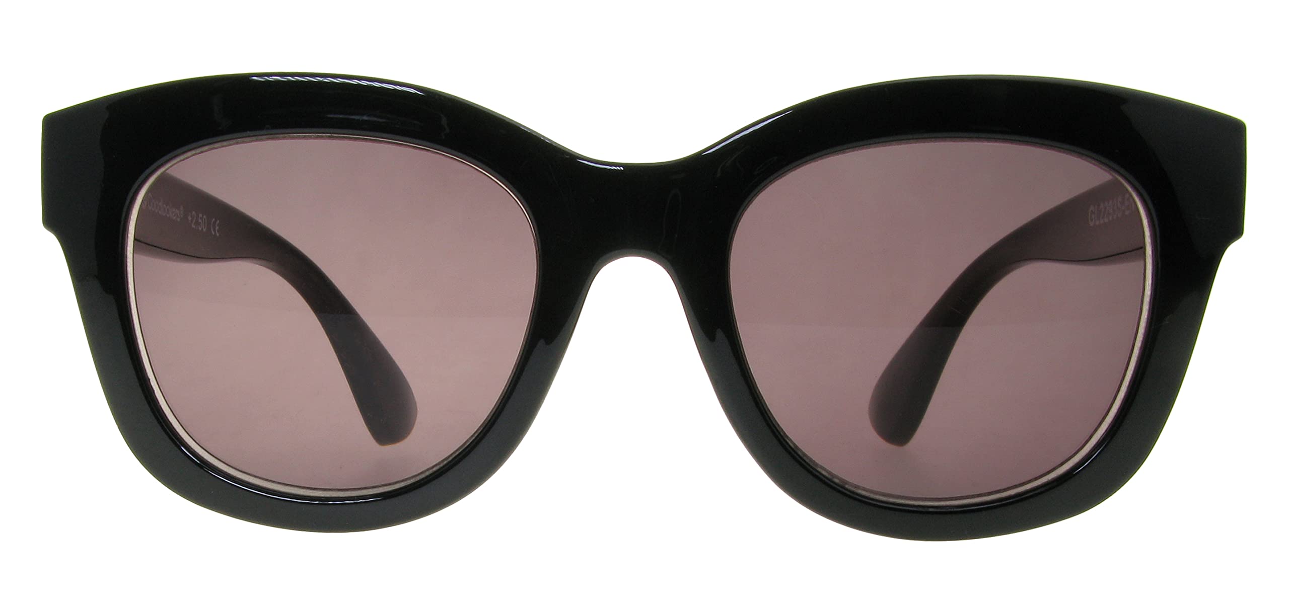 Goodlookers Reading Sunglasses 'Encore' Shiny Black +2.00