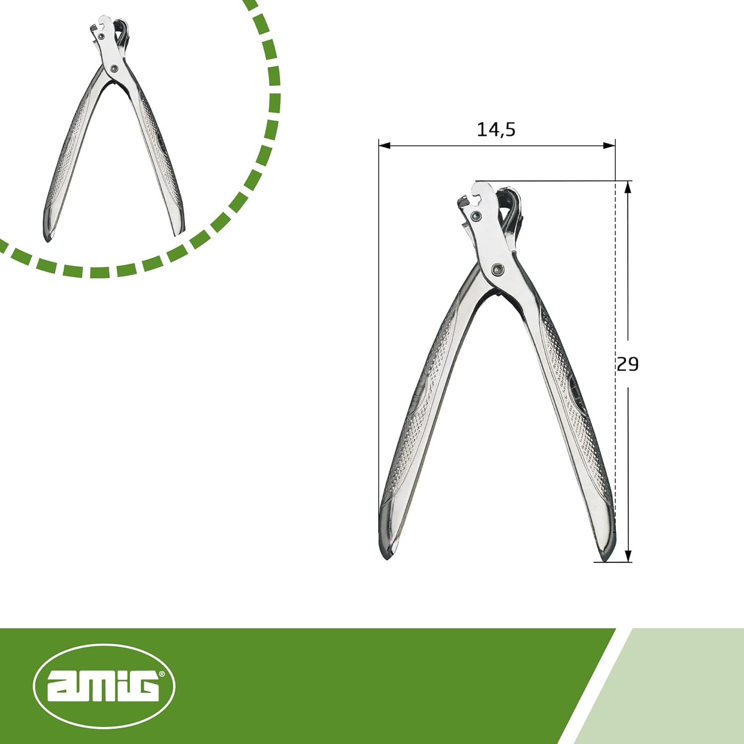 Amig - Plier Can Opener Mod.2 | Manual Opener for Canning Cans or Food Jars | Easy Handling Bottle Opener