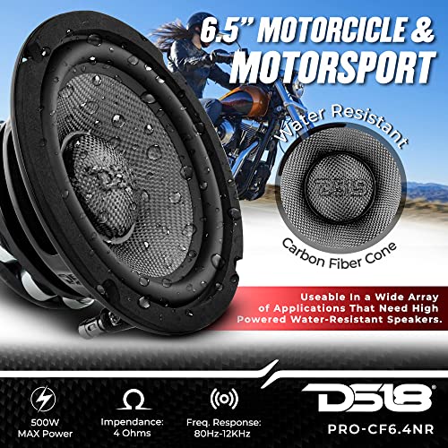 image for DS18 PRO-CF6.4NR 6.5 Inches Water Resistant Loudspeaker - Mid-Bass Car