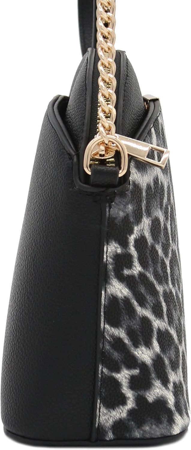 FashionPuzzle Animal Print Handbag Leopard Purse - Image 4