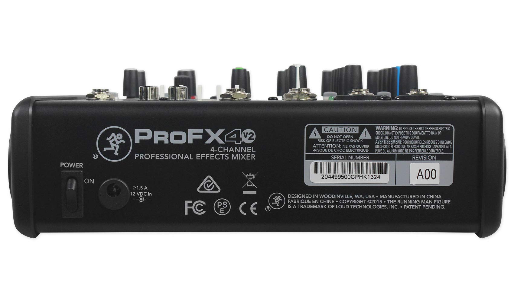 New Mackie PROFX4v2 4 Channel Compact Mixer w Effects PROFX4 V2 +