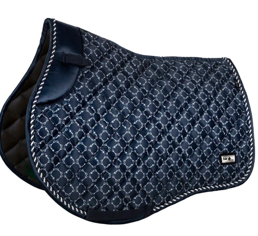 Tapis de selle Fairplay MAXX Bits Navy finitions premium taille VS