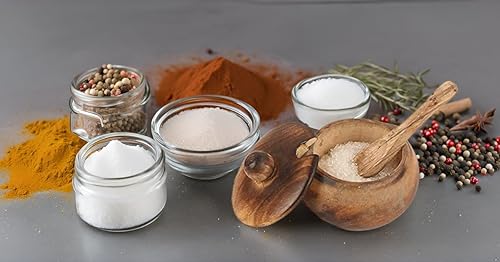 Miniatura 2 de Azucarero decorativo de madera rústica y cuchara con tapa de boca ancha para dulces y especias para condimentos, frutos secos, recipiente para