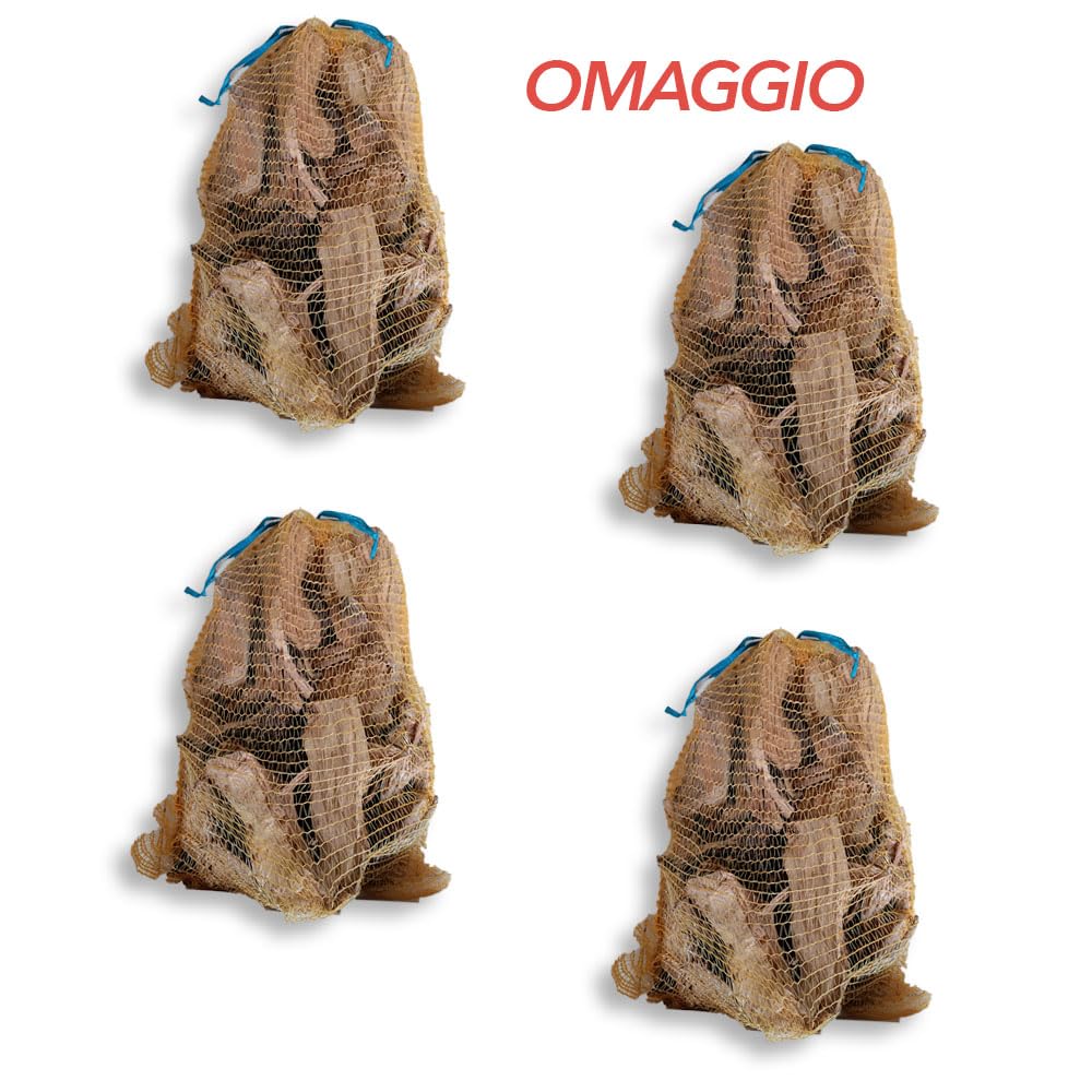 Legna da Ardere di Ulivo su Bancale 700 kg – Legna per Camino, Barbecue e Pizzerie – 100% Ulivo Made in Italy – In Omaggio 4 Sacchi di Scaglie di Ulivo Accendifuoco