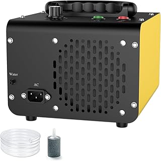 JOBYNA Generador de ozono de agua y aire, modo de aire de 28.000 mg/h y modo de agua de 500 mg/h, purificador de aire de ozono, máquina de ozono de alta capacidad para el hogar, industrial y comercial