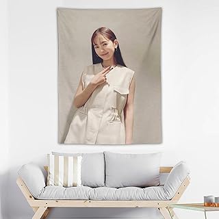 タペストリー 中村ゆり ポスター背景布 壁掛け布 インテリアアートの装飾 カーテン テーブルクロス ビーチブランケット ピクニック布 ベッドカバー ソファカバー 壁飾り 家 リビングルーム ベッドルーム 部屋 おしゃれ飾り 100x75cm