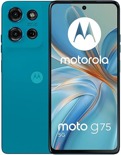 Motorola Moto G75 5G (XT2437-2) Dual Sim 8+256GB Modelo internacional GSM desbloqueado de fábrica Compatible con Metro PCS, T-Mobile, Mint, Tello