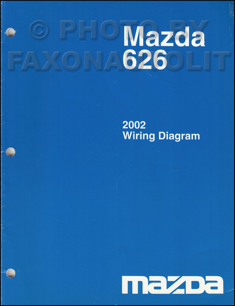 2002 Mazda 626 Wiring Diagram Manual Original Mazda Books