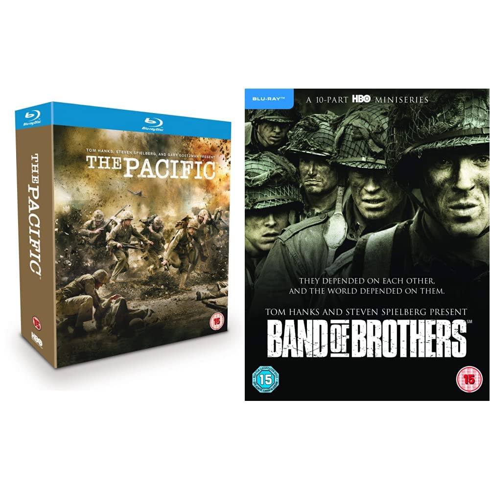 The Pacific: The Complete Series [Blu-ray] [2010] [Region Free] & Band of Brothers [Blu-ray] [2001] [2011] [Region Free]
