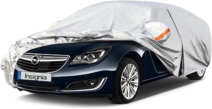 Kayme Car Cover, Compatible with 2008-2024 Opel Insignia, Breathable Anti-UV Anti-Dust 6 Layers, Car Cover with Zipper and Cotton Lining.(Delivery in 3-7 days)