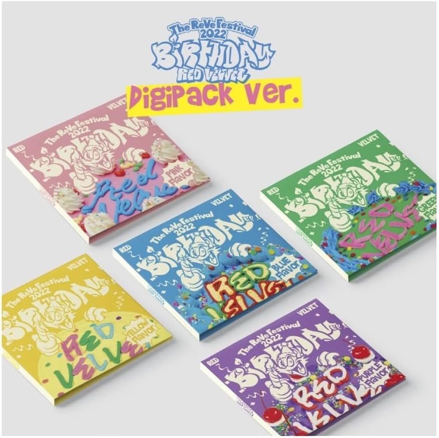 SM Ent. Red Velvet - The ReVe Festival 2022 Birthday [Digipack Ver.] Album+Folded Poster (Random ver.)