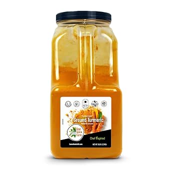 Abel Spice Farm Ground Turmeric - 5 Lb Bulk Pack - Premium, 100% Natural, Kosher-Certified, Non-GMO Turmeric Powder for Vibrant Color and Flavor in Culinary Creations
