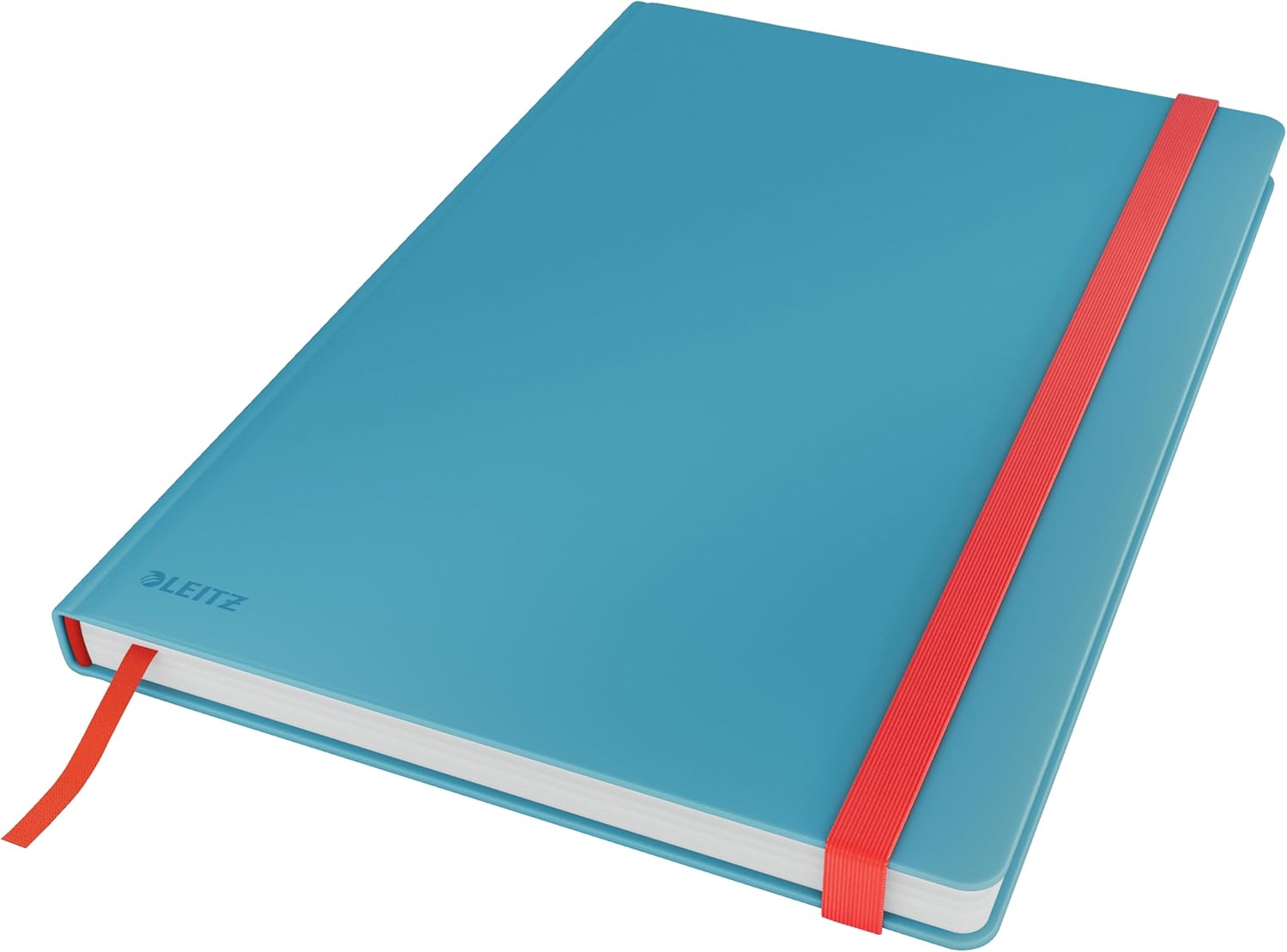 Leitz Large (B5 Squared Hardcover Notebook, 80 Sheet, Cosy Range, Calm Blue, 44820061