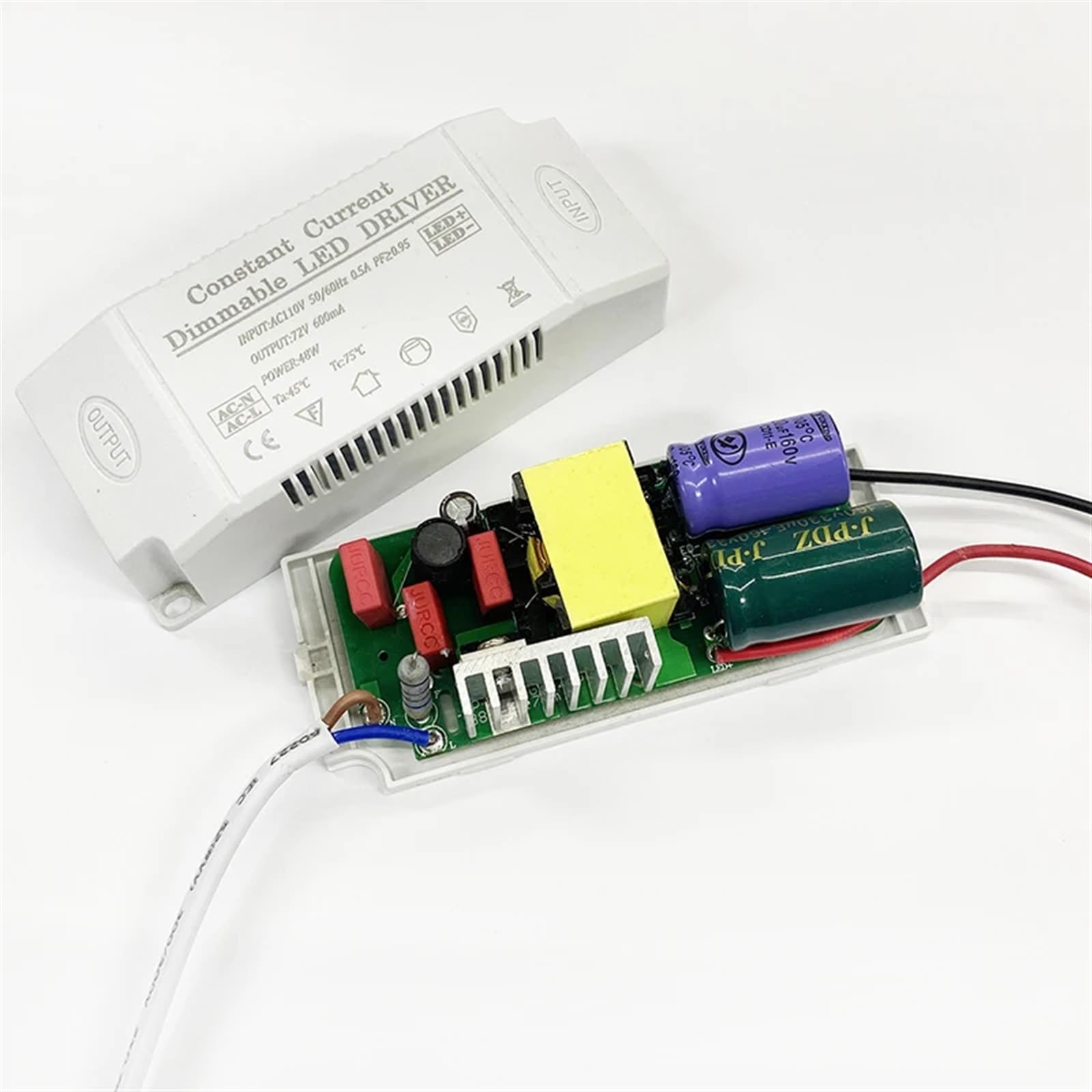 Driver LED dimmerabile Tiristore Dimmerabile Alimentatore 48W Illuminazione for luci a pannello/Faretto/Faretto(110V Dimmable)
