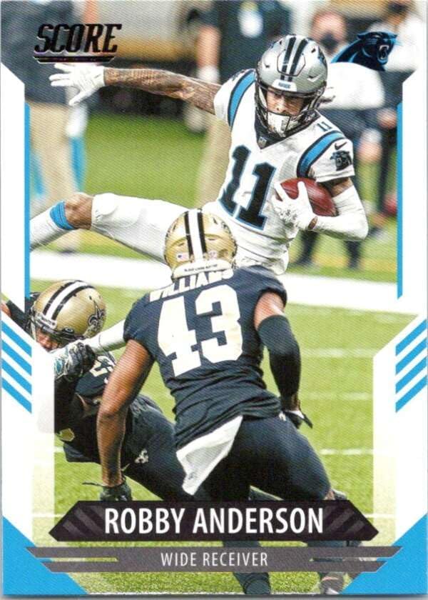 2021 Score #199 Robby Anderson Carolina Panthers NM-MT NFL Football