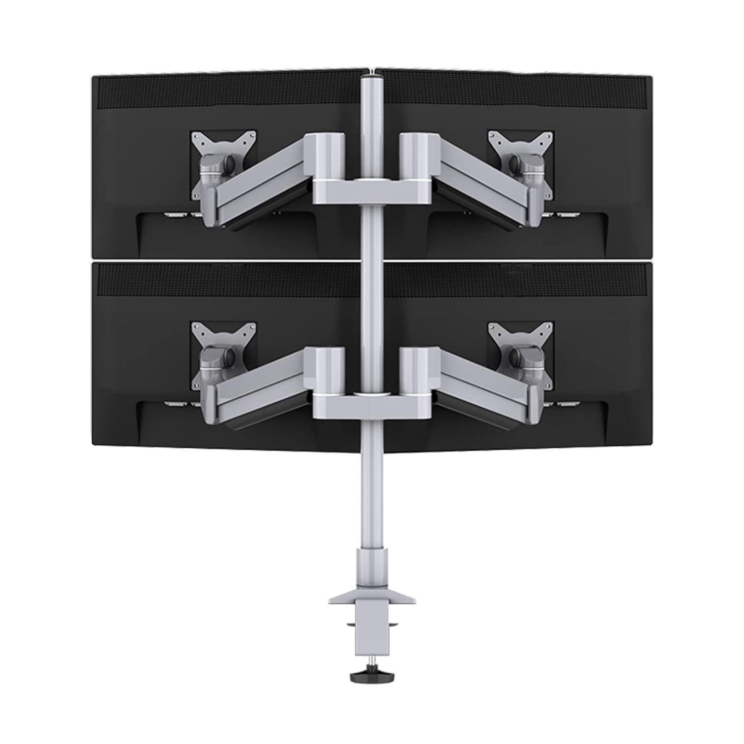 Monitor Arms Monitor Stands Quad Screen Monitor Stand Mount 15-27 Monitor Desk Mount Stand with Robotic Arm Height