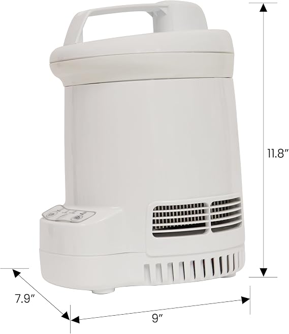 Total Chef Ice Cream Maker Factory Automatic & Electric 1.3 Quart (1.2L) White Make Easy Homemade Frozen Yogurt Sorbet Gelato with Fresh Ingredients No Salt or Pre-Freezing Needed