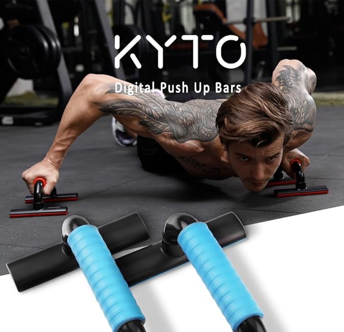 Push Up Bars Strength Training - Push Up Board with Counter Push-up Bracket Board with Non-Slip Sturdy Structure Portable for Home Fitness Training, Push Up Stands Handle for Floor Workouts