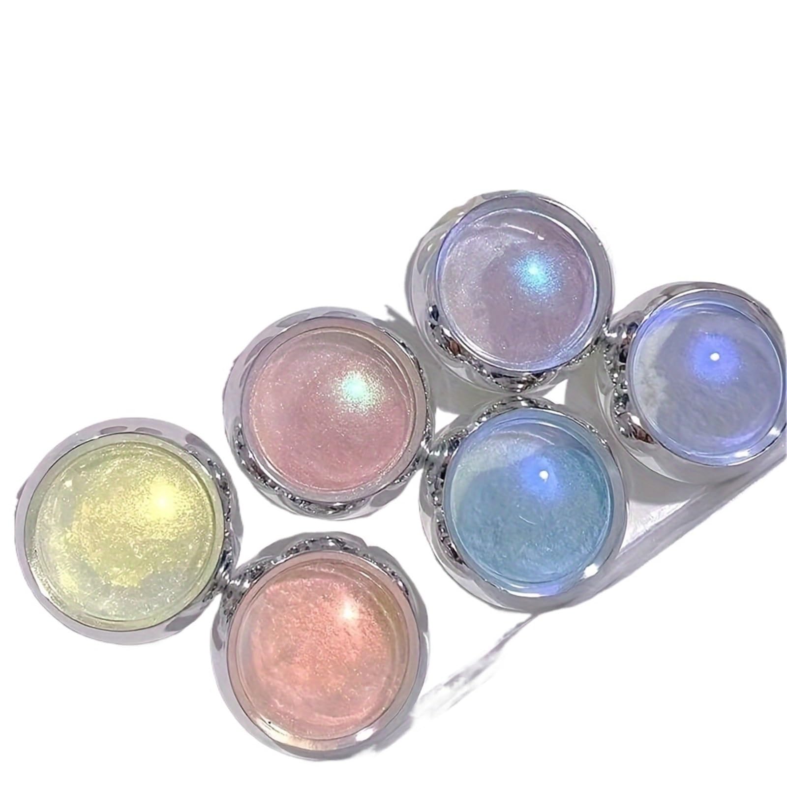 Polvere cromata unghie Polvere for unghie scintillante Aurora, smalto gel effetto specchio metallico multicromatico trasformante olografico per Manicure