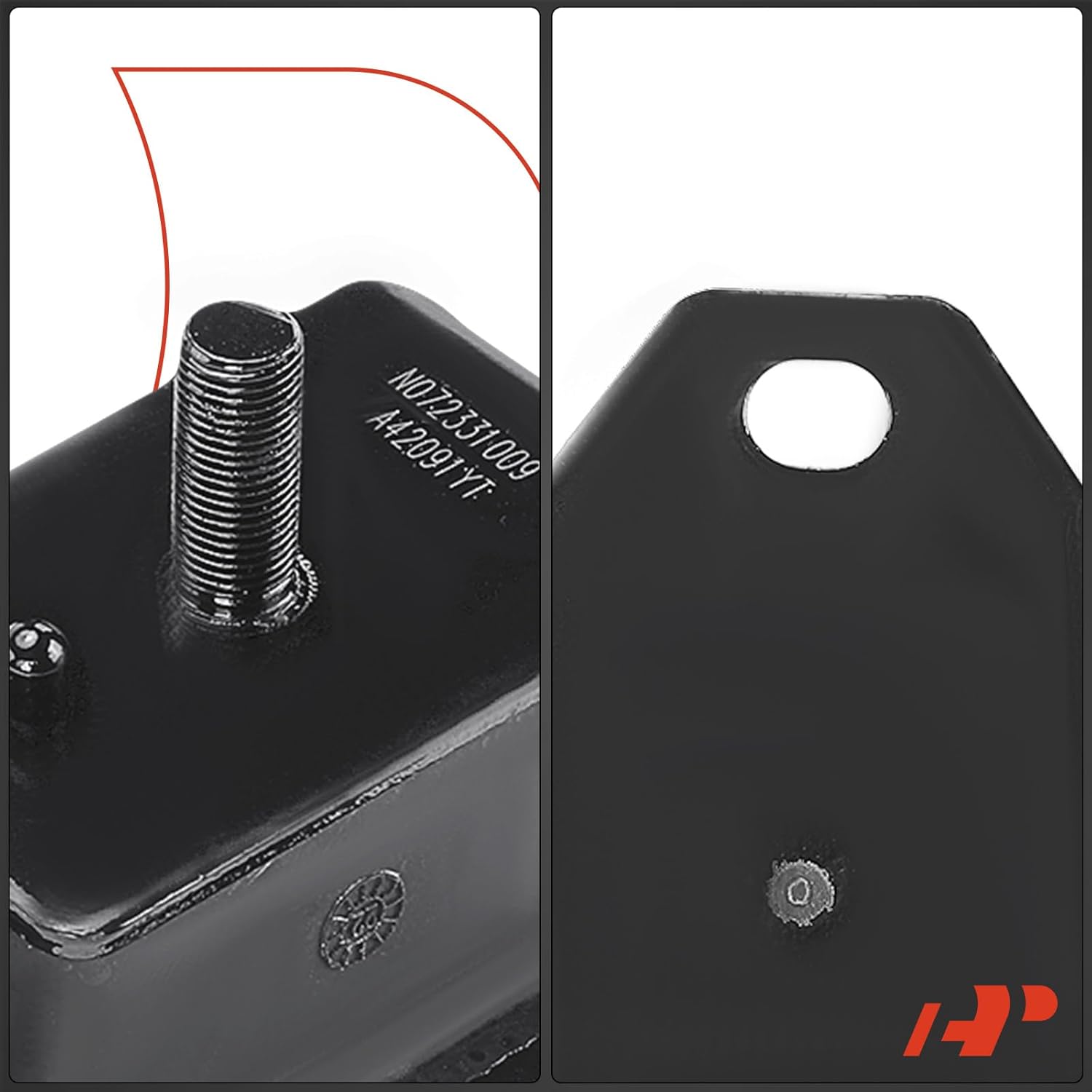 A-Premium 3PCS Engine Motor Mount and Transmission Mount Kit Compatible with Toyota Tacoma 2012 2013 2014 2015 2.7L, RWD, Automatic Transmission Only