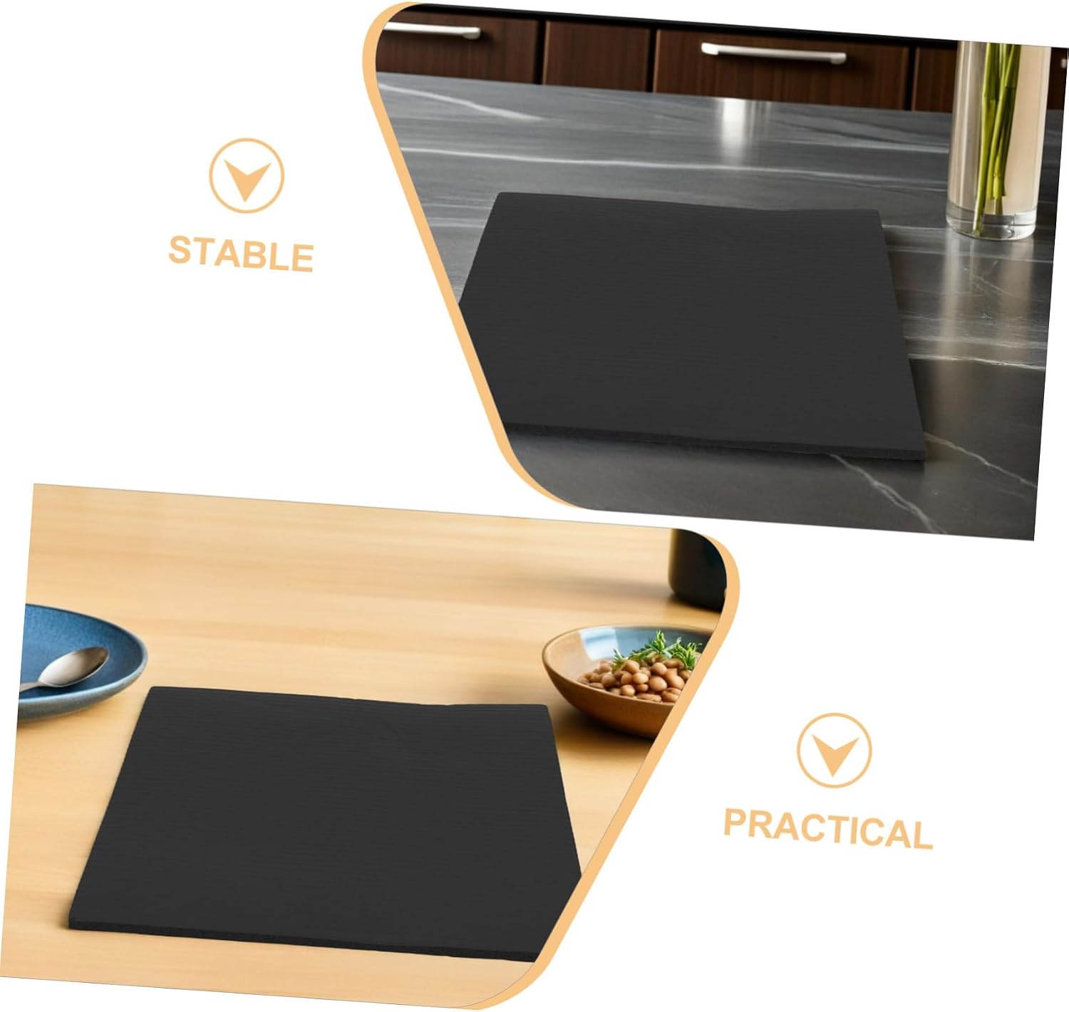 3pcs Blender Anti Vibration Soundproofing Pads, Shock-absorbing Noise Reduction Mats for Kitchen Mixers, 13" X 13" Noise Dampening Isolation Mat for Countertop Appliances