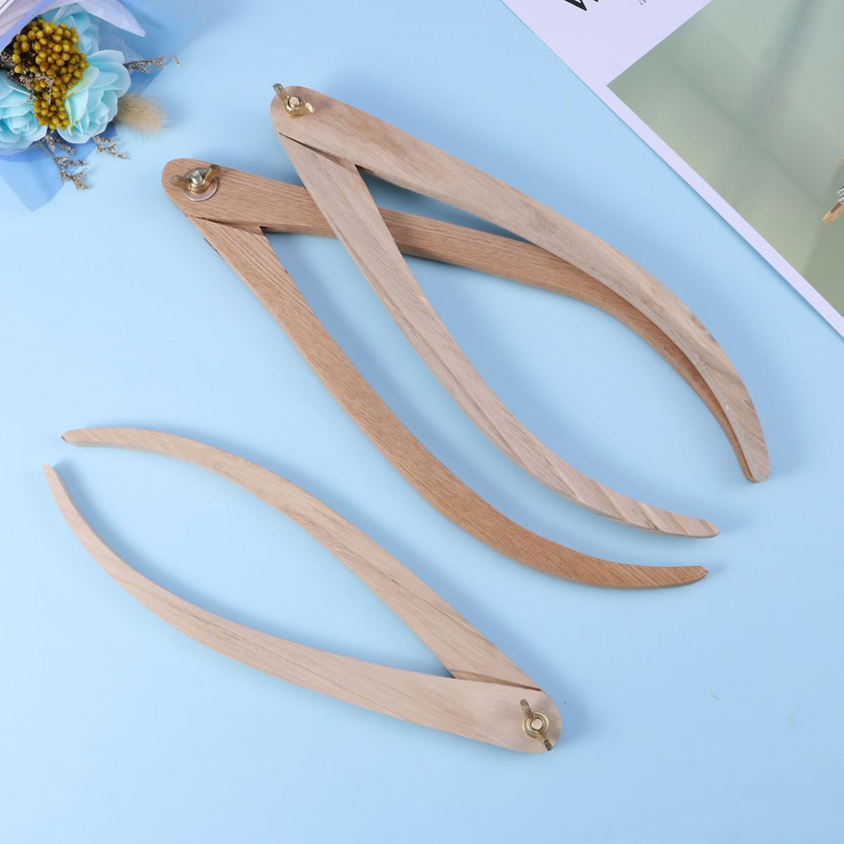 SHINEOFI 9pièces Outils De Mesure Pour Céramique Étriers Ajustables Pour Pottery Clay