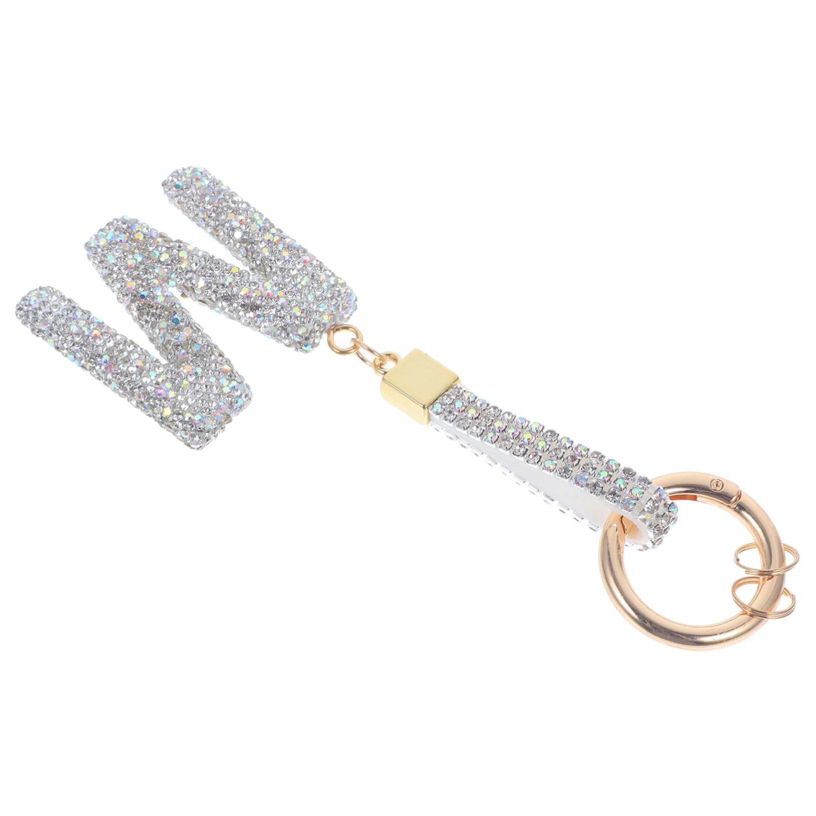 5stücke Schlüsselanhänger Mit Buchstaben Und Strass Glänzender Schlüsselring Für Handtaschen Modischer Alphabet Schlüsselanhänger Für Frauen Und Mädchen Für Persönliche