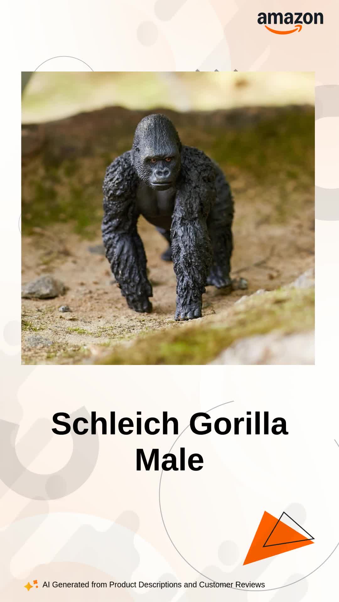 Schleich Scheich Gorilla - Male, Multi Color : Schleich: Amazon.in