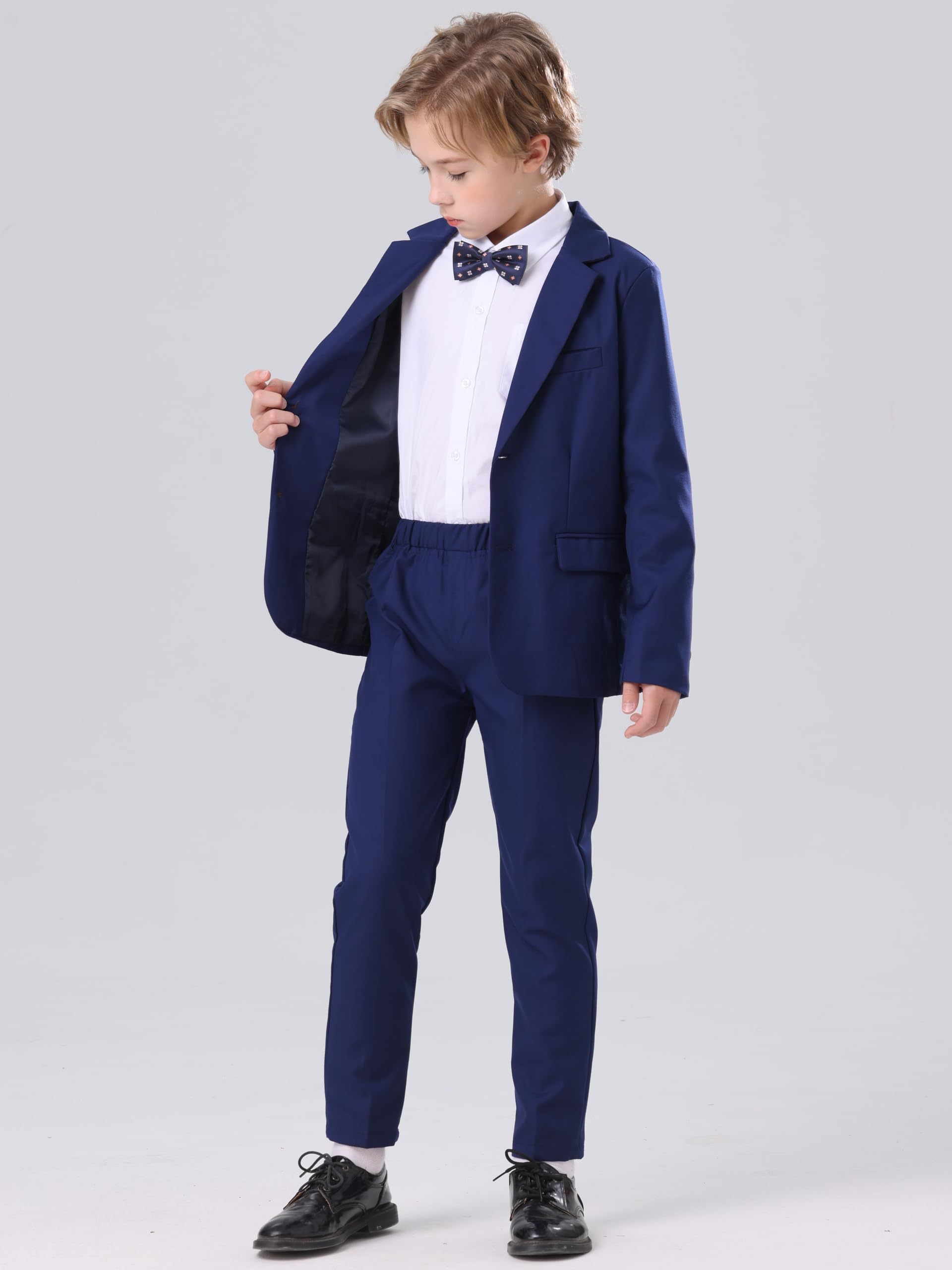 2-teiliges Set für Jungen, Blazer und Hose, Freizeitkleidung oder Hochzeitsfeier, Pageboy-Outfit für 6–11 Jahre