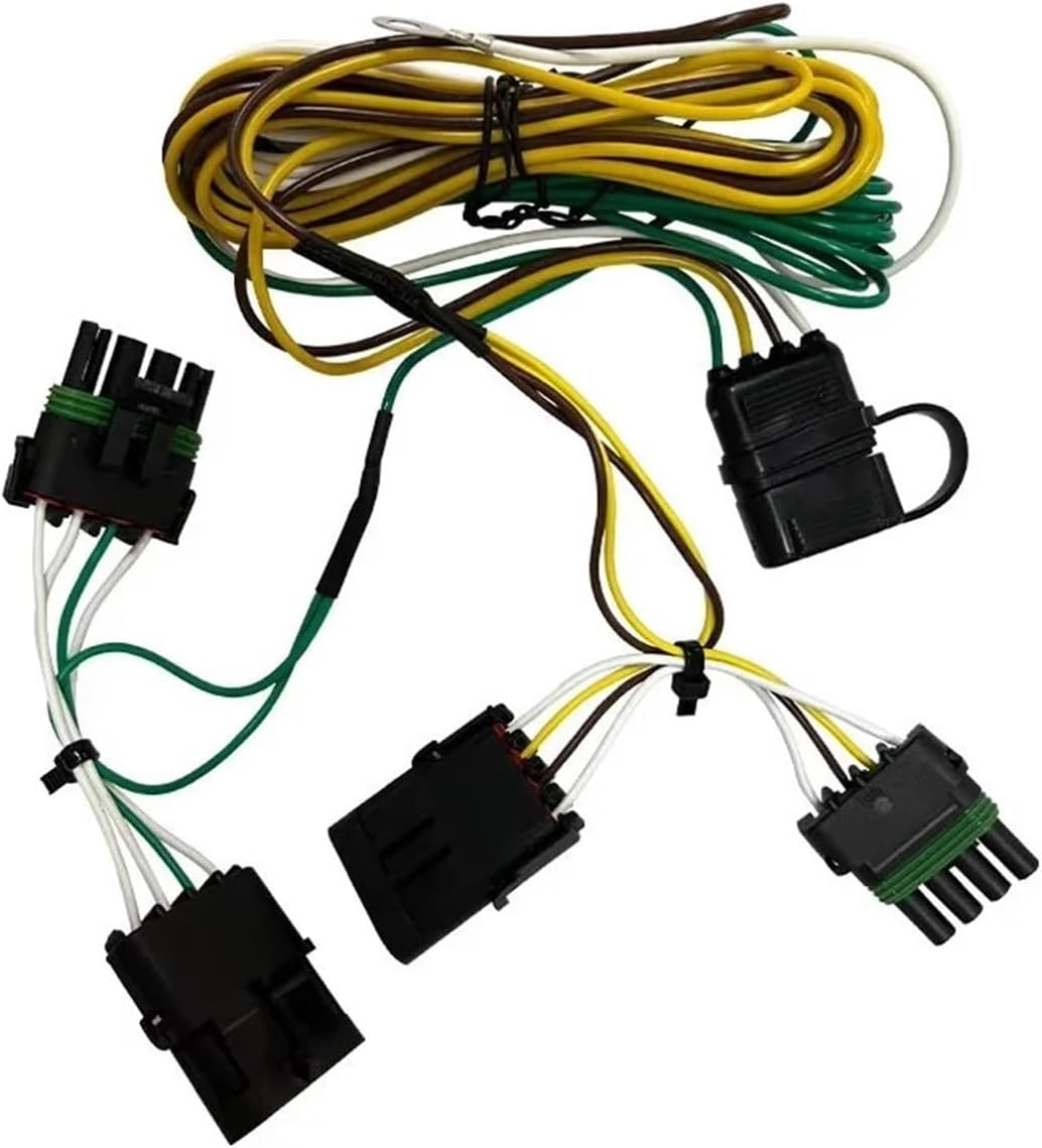Curt Manufacturing 55315 vehicle side customized 4-pin trailer harness, suitable for C1500, C2500, C3500, K1500, K2500, K3500