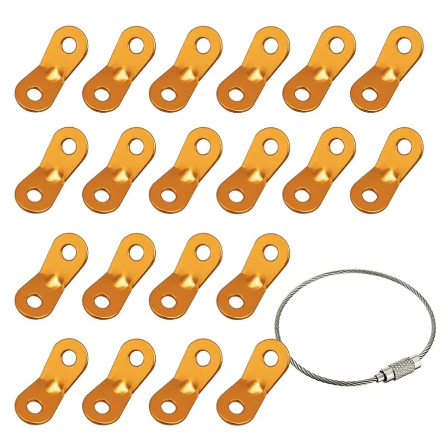 Amazon | XSAJU ロープテンショナー アルミニウム 自在金具 5mm