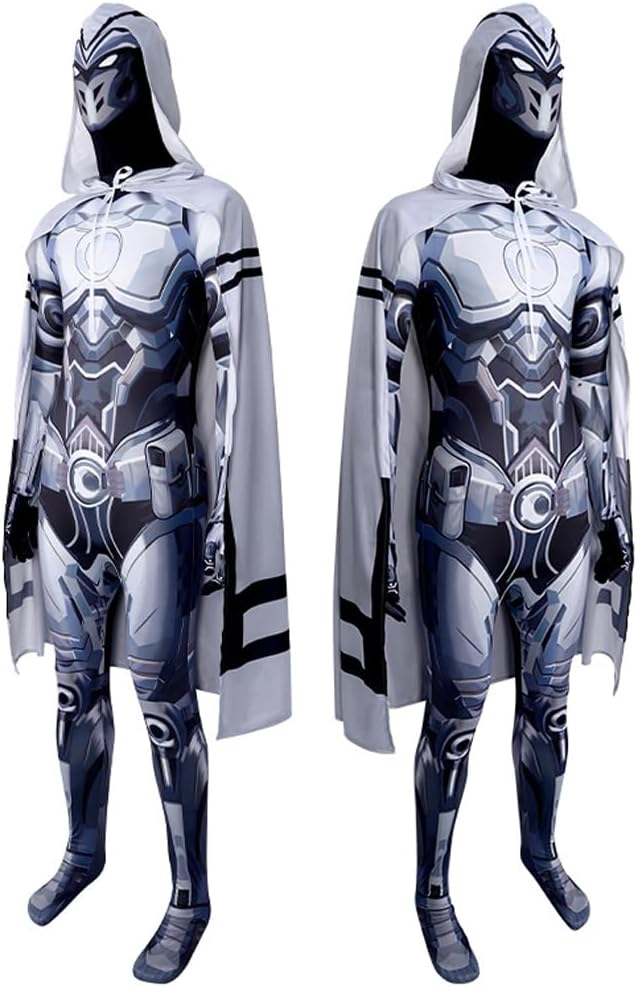 Unisex Knight Cosplay Costume Rival Fantastic Halloween Outfits Adult Jumpsuit Bodysuit
