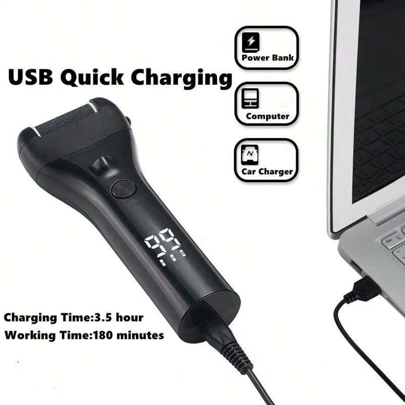 Eliminador Eléctrico De Callos Para Pies - Productos Para - de Pies Electrónica - Para Uso Diario en Casa, Profesionales, Atletas, Bailarines, Viajeros, Spa y