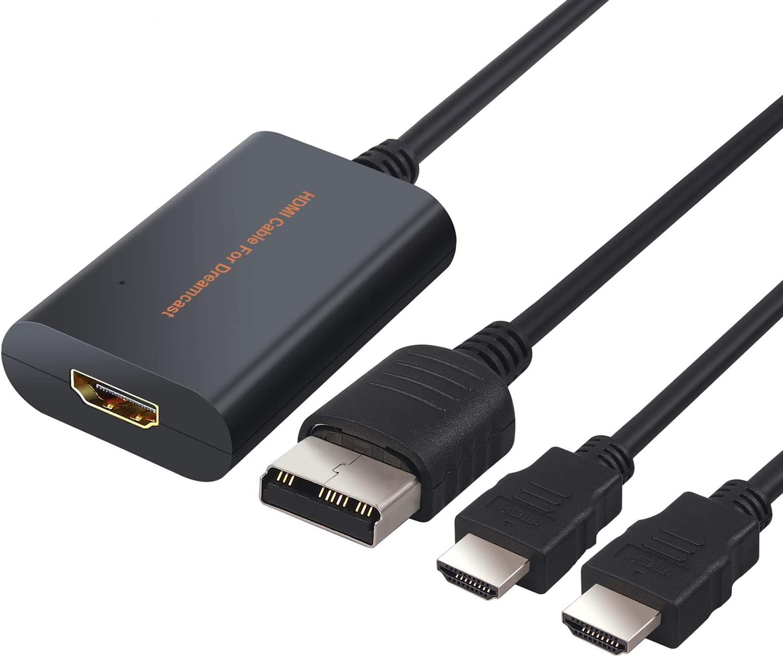 CAMWAY HDMI Cable for Sega Dreamcast DC Console Plug and Play Sega Dreamcast to HDMI Converter Adapter