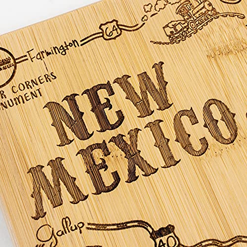 Tabla de cortar Totally Bamboo forma Nuevo México miniatura 5
