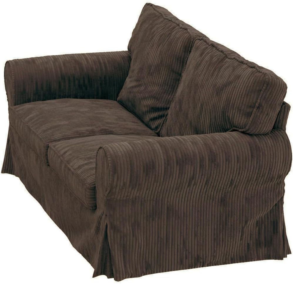 Extra Thick Durble UPPLAND Sofa Cover Replacement Compatible with IKEA UPPLAND Loveseat Sofa Slipcover Replacement (Corduroy Mocha, 2 Seat)