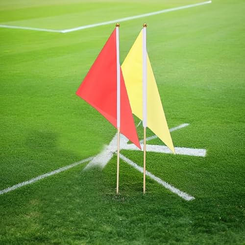 JUMPLAWN 8stüCke Markierungsflagge Dreiecksfahne Teiliges Dreieckige Markierungsflaggen FüR Garten Vermessung Und Hundetraining Tragbare Fahnen FüR AußEnanwendungen Und Dekoration