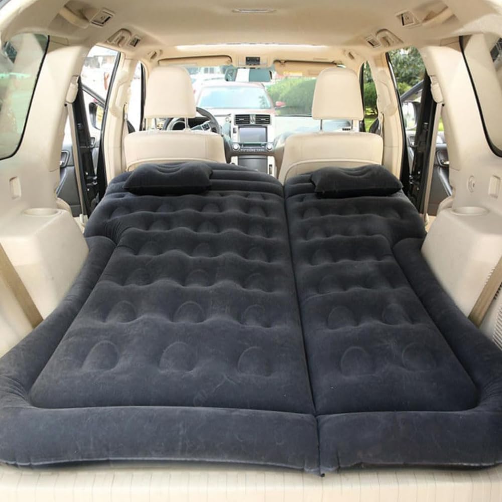 Car Air Mattresses for Equinox/GMC Terrain 2018 2019 2020 2021 2022 2023 2024,Inflatable Bed Mattress with Electric Air Pump Portable Sleeping Pad for Travel Camping Trunk & Back Seat