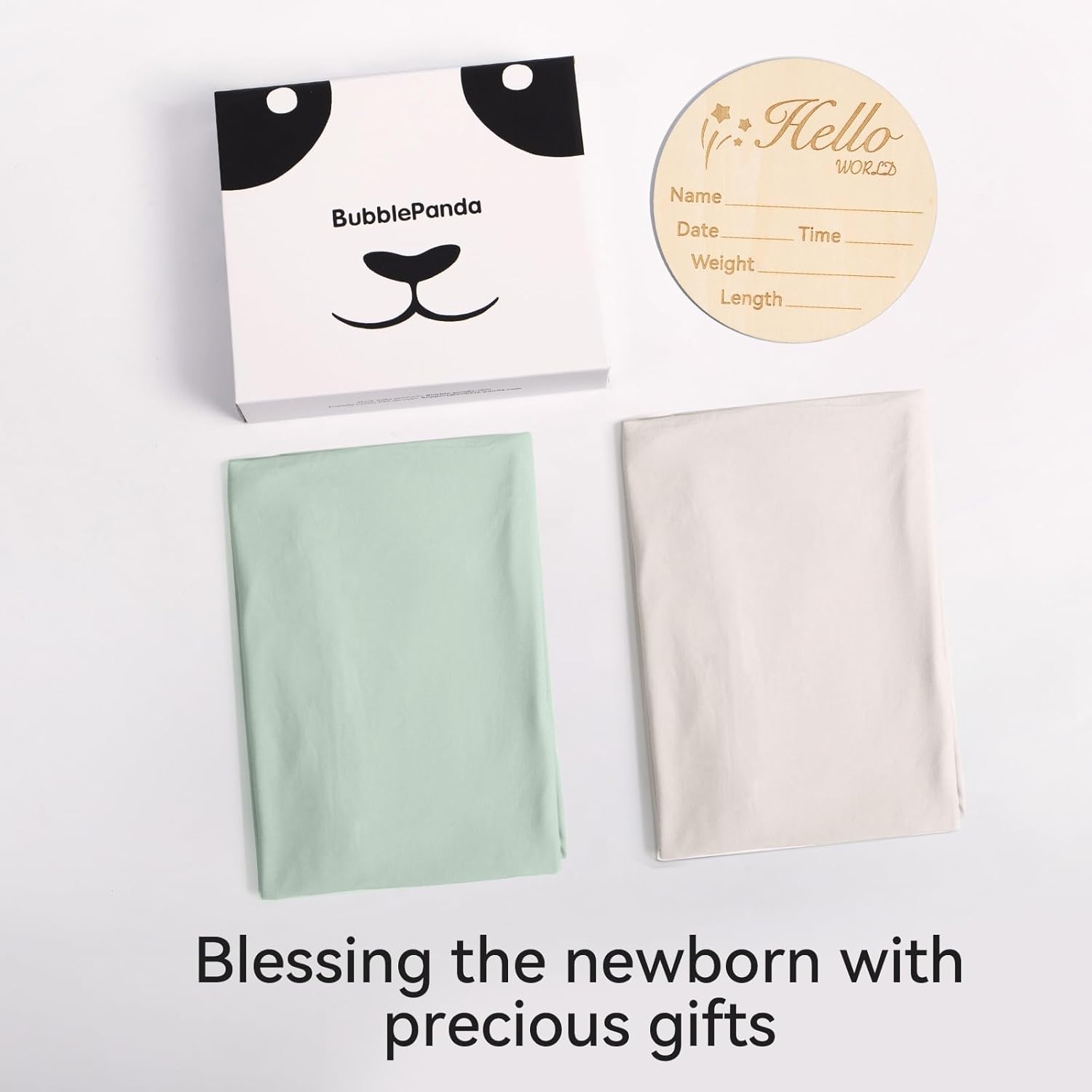 Rayon Made from Bamboo Baby Swaddle Blanket,2 Pack Soft & Breathable Receiving Blankets for Infant Newborn, Swaddle Wrap for Babies Girl and Boy, 47 x 47 Inch, (Sage & Oat) - Image 7