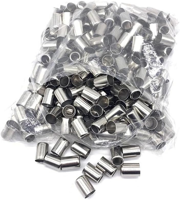 Stainless Steel Pipe Fittings,Stainless Steel Elbow,10Pcs/Pack Stainless Steel Sleeve Pipe Exhaust Connector 11.5MM -20MM Pipe Joiner, High-Pressure Hose Crimp Tools(12mm)