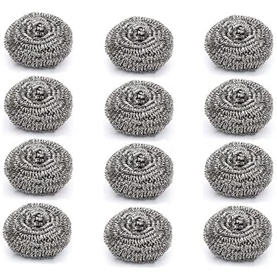 Shanker Grocery Store Stainless Steel Sponges Metal Scrubber, Steel ...