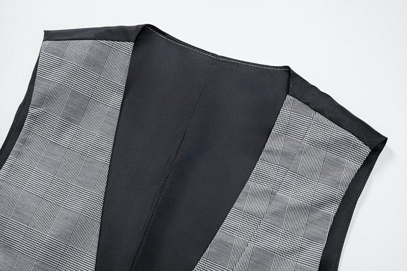 Men's Suit Vest Spring Summer Printed Vintage V-Neck Suit Vest Waistcoat for men4