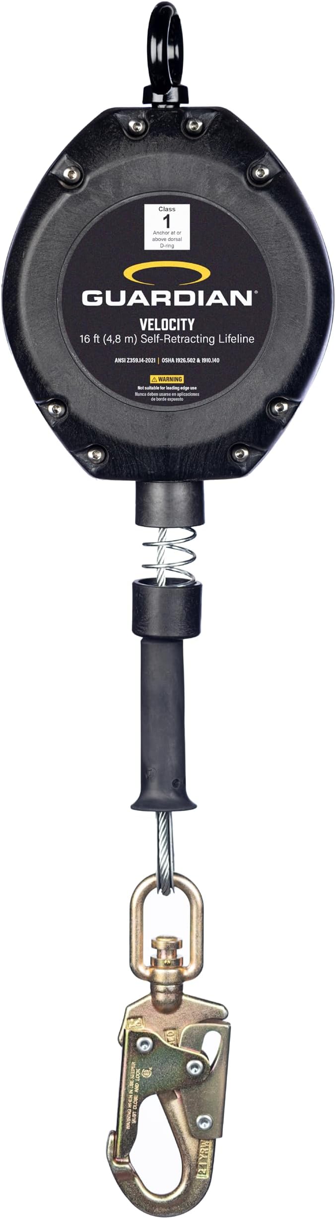 Guardian Fall Protection 42000 Velocity Cable SRL, 16'