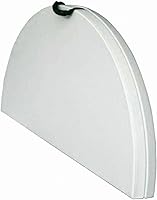 Vista 6 de Plastic Development Group Mesa redonda plegable multiusos de 4 pies con base segura para eventos en interiores y exteriores, color blanco
