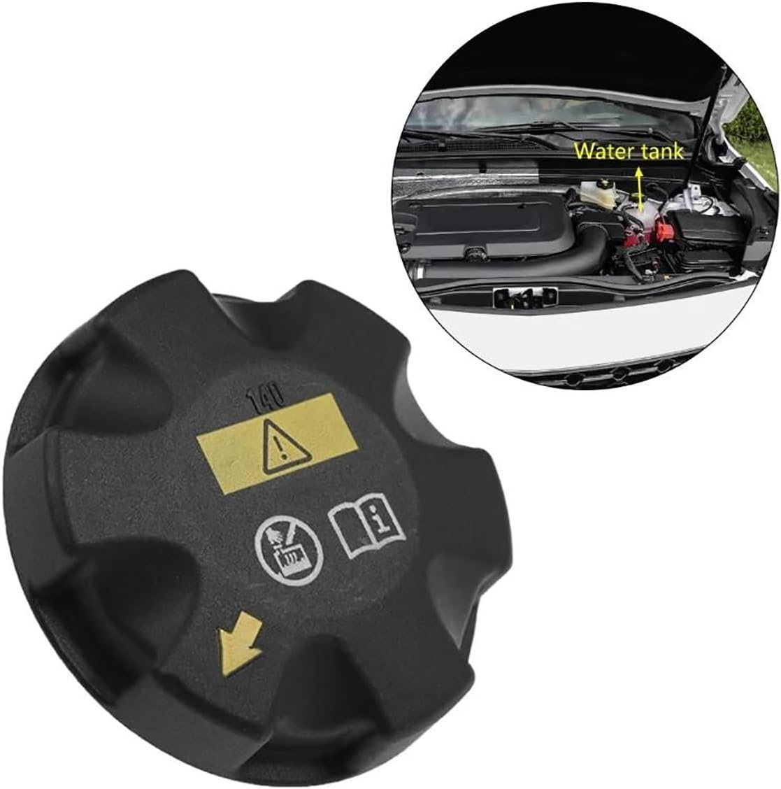 Expansion Water Tank Cap Coolant Water Radiator Bottle Expansion Tank Cap 1pcs Expansion Tank Cap 17117521071