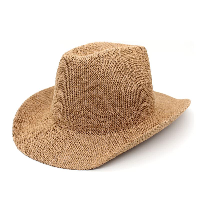 Chapeau de soleil en fil avec large bord pare-soleil efficace contre la chaleur